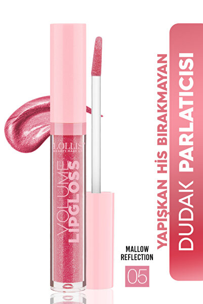 Lollis Volume Lipgloss 05 Mallow Reflection / Dudak Parlatıcı 05 Mallow Refle...