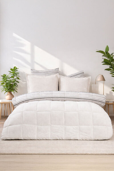 Elart West Comfort Uyku Seti Çift Kişilik (195x215 cm) Krem