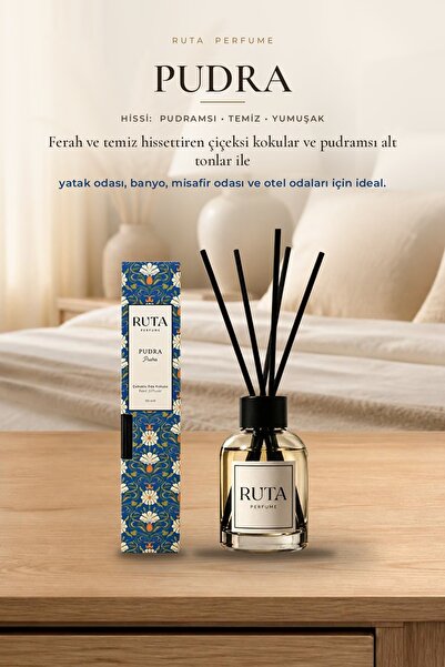 Ruta Pudra Bambu Çubuklu Oda Kokusu 100ml