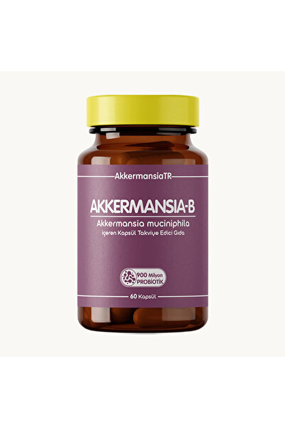 Akkermansia Muciniphila İçeren Takviye Edici Gıda 60 Kapsül AkkermansiamB