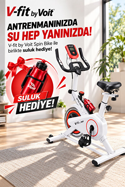 VFİT V-Fit by DB100 Pro Spin Bike Suluklu Nabız Ölçerli, Direnci Ayarlanabili...