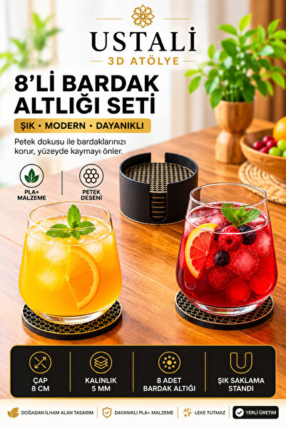 Genel Markalar Modern Bardak Altlığı