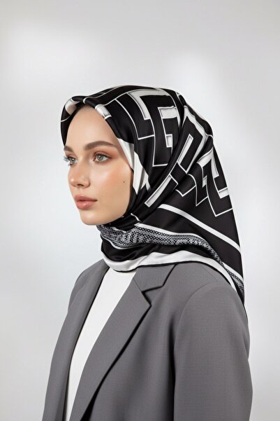 VİOLLA Kadın Twill Eşarp Siyah