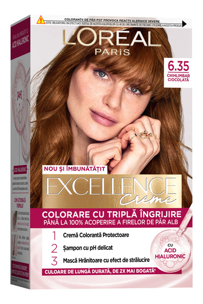L'Oreal Paris Vopsea de par permanenta cu amoniac L'Oreal Paris Excellence Cr...