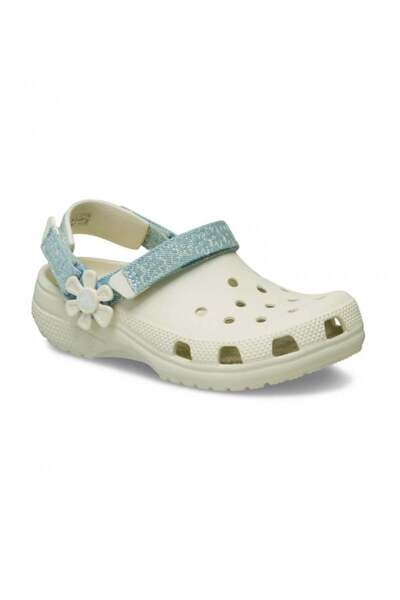 Crocs صندل للأطفال من Clsc Dnm Flwr Adj BackstrapCgK 212511-2MD