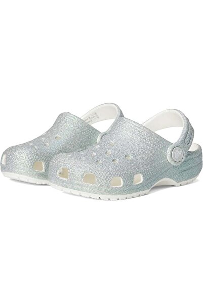 Crocs Classic Iridescent Glitter CgK 210986-100 Beyaz Terlik