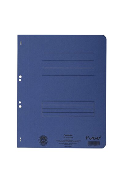 Exacompta Cardboard File with Staples 1/1 Blue Falken/Exacompta