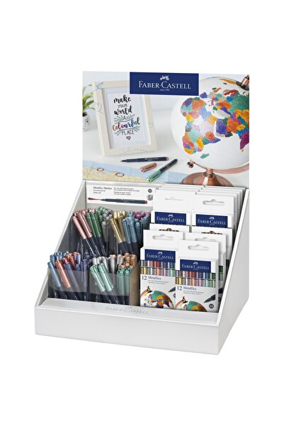 Faber Castell DISPLAY 240 PCS METALLIC MARKER FABER-CASTELL