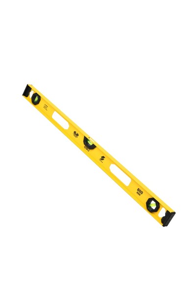 Deli METAL RULER 80 CM 3 EDGES ACCURACY 1MM YELLOW