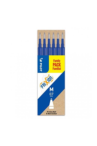 Pilot Blue Frixion Roller Refill 0.7mm 6/SET