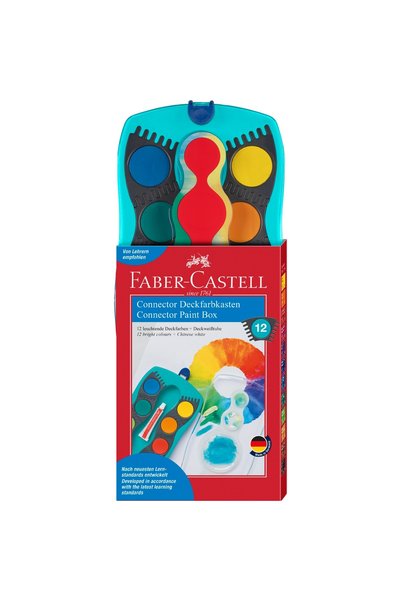Faber Castell 12-TURQUOISE WATERCOLORS CONNECTOR FABER-CASTELL