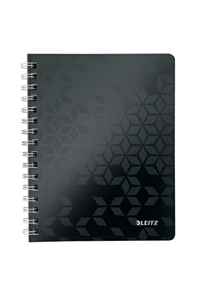 Leitz Caiet de birou WOW, PP, certificare FSC, reciclabil, A5, 80 coli, cu sp...