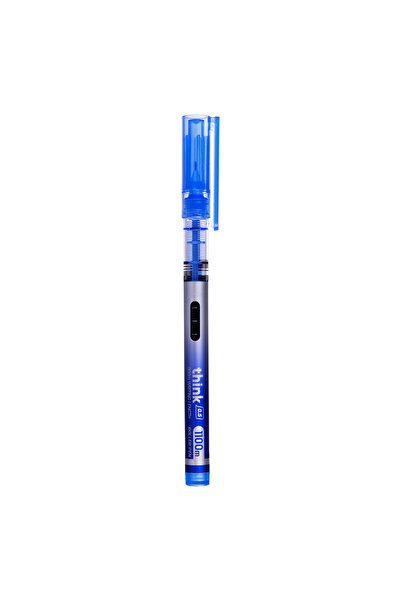 Deli Roller fără cerneală 0.5mm Needle Albastru Think