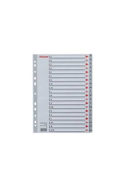 Esselte Plastic A-Z Index Dividers