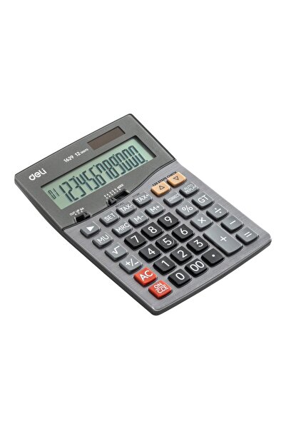 Deli OFFICE CALCULATOR 12DIG METAL 1629