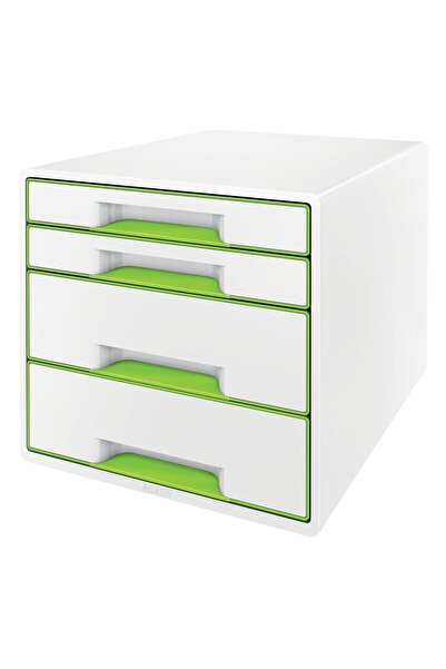 Leitz Dulap cu 4 sertare alb/verde WOW
