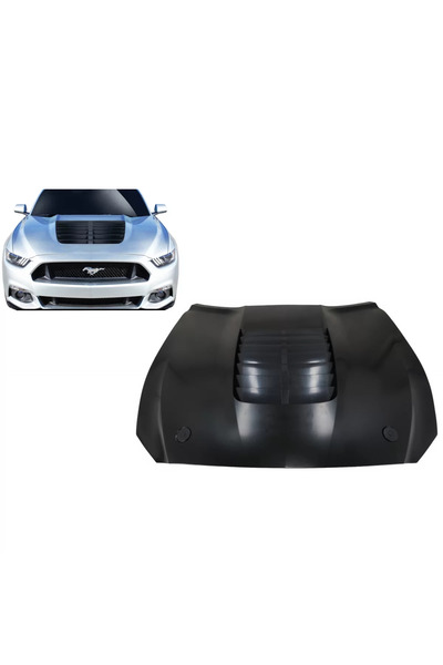 tuningset Capotă cu orificii de aerisire potrivită pentru Ford Mustang Mk6 VI...