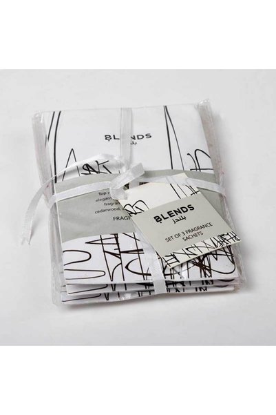 Blends مجموعة أكياس عطرية من 3 قطع برائحة الكتان المنعش