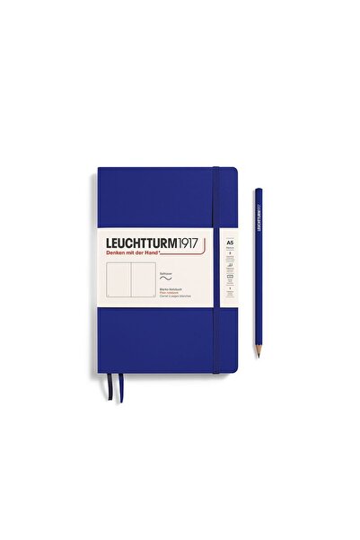 Leuchtturm Notebook A5 Vellum Flexible Cover Blue Ink