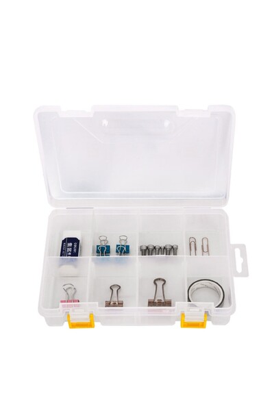 Deli SMALL PLASTIC BOX 1 - 200x135x45 MM FOR TOOL STORAGE