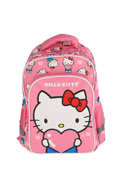PIGNA Rucsac Clasa 0 Hello Kitty Roz 2 Fermoare