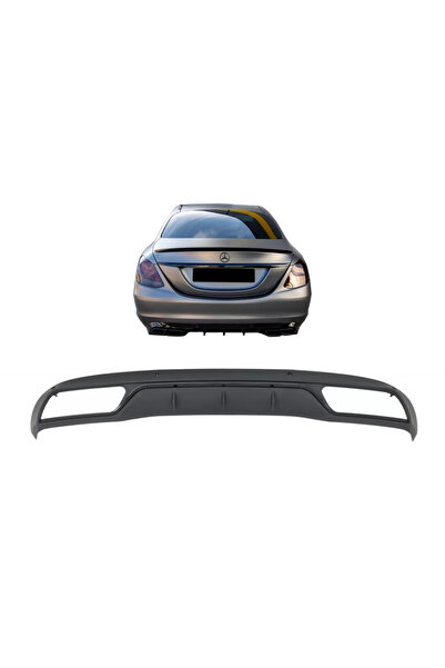 tuningset Difuzor bară spate compatibil cu Mercedes C-Class W205 S205 2014-20...
