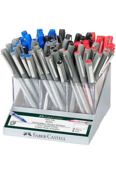 Faber Castell SET 72 BUCĂȚI ROLLER FĂRĂ CERNEALĂ 0.5/0.7 MM FABER-CASTELL