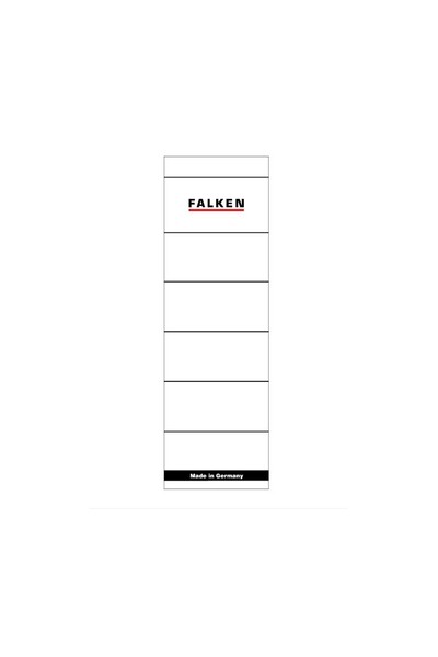 OCEANBROAD Biblioraft Labels 60*190mm Adhesive 10/Set FALKEN
