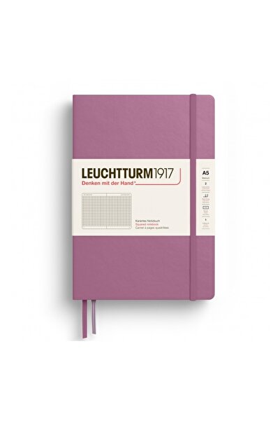 Leuchtturm Notebook A5 Arithmetic Hard Cover Dusty Rose