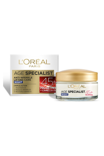 L'Oreal Paris Crema antirid pentru fata L'Oreal Paris Age Specialist 45+ de n...