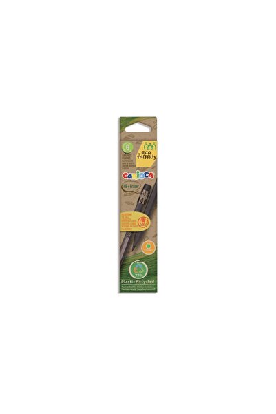 carioca Σετ 6 μολυβιών γραφίτη Eco Black Hb με γόμα