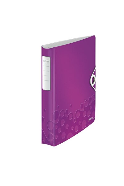 Leitz Mechanical Notebook A4 4 Rings 30mm/52mm Metallic Purple Softclick