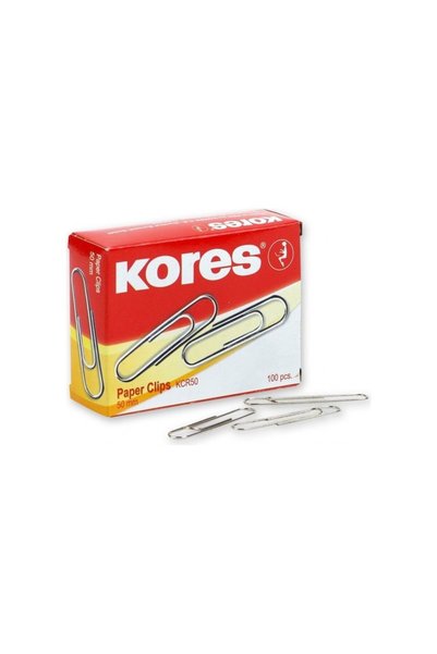 kores Agrafe metalice pentru hârtie 50 mm 100/cutie