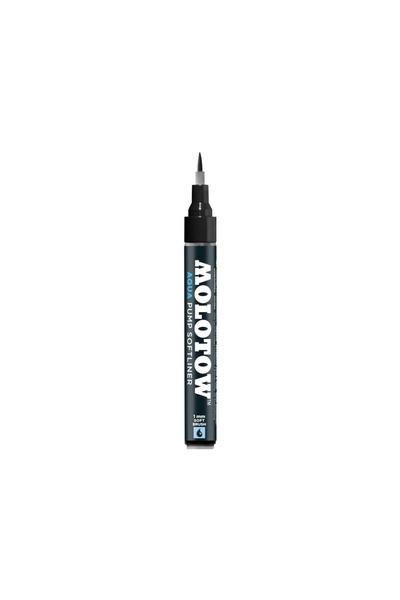 Molotow Аква Пъмп Софтлайнер 1 мм дълбок черен