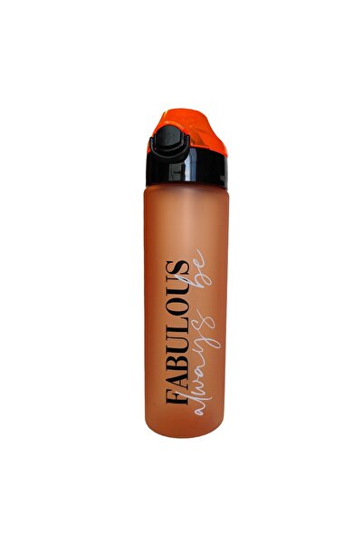 Noki Sticlă de apă Tritan Soft Touch 630ml cu deschidere automată și mâner de...