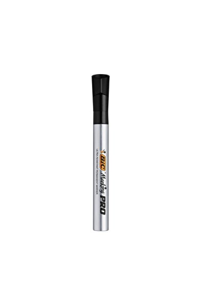 Bic Marker negru permanent cu vârf rotund PRO Industrial