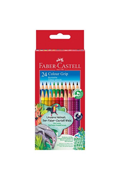 Faber Castell Creioane colorate Faber-Castell Grip 2001, 24 Culori/Set