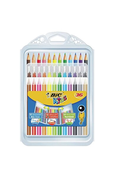 Bic ΜΙΚΤΟ ΠΑΚΕΤΟ ΧΡΩΜΑΤΙΣΤΩΝ ΜΟΛΥΒΙΩΝ, ΚΡΕΪΟΝΩΝ ΚΑΙ ΜΑΡΚΑΡΩΝ
