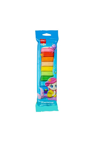 Deli Plastilină 12 culori 200g Pungă de plastic