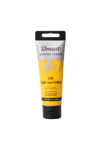 DMAST Professional Acrylic Colors 75ml Light Yellow 118 by Pebeo