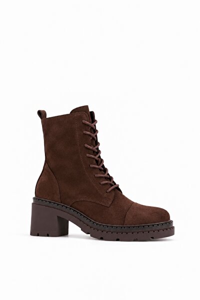 5in1Canpolat Brown High-Top Boots 24428