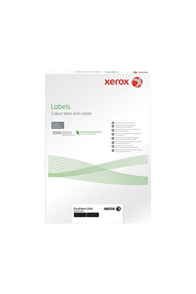 Xerox Autocolant A4 din polietilenă, alb, 240g, 50 coli/foaie, TESLIN