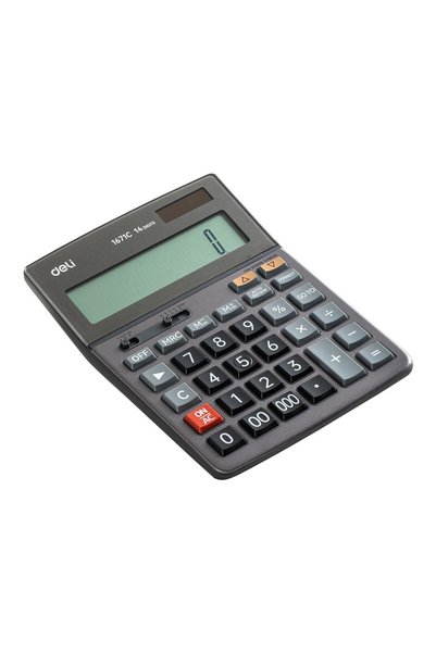 Deli 1671C 14-DIGIT OFFICE CALCULATOR