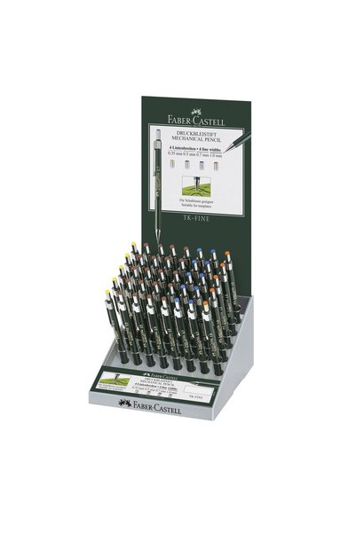 Faber Castell DISPLAY 40 PCS MECHANICAL PENCIL TK-FINE FABER-CASTELL