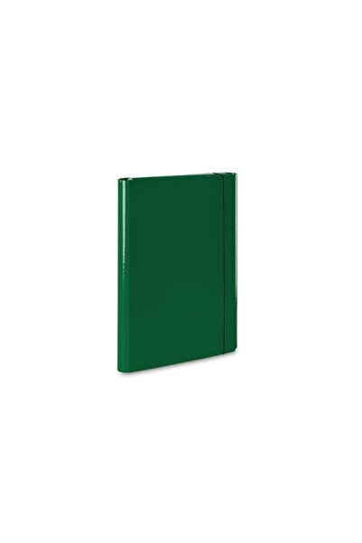 VauPe VP Map cardboard with plasticized elastic 25 mm 310 green