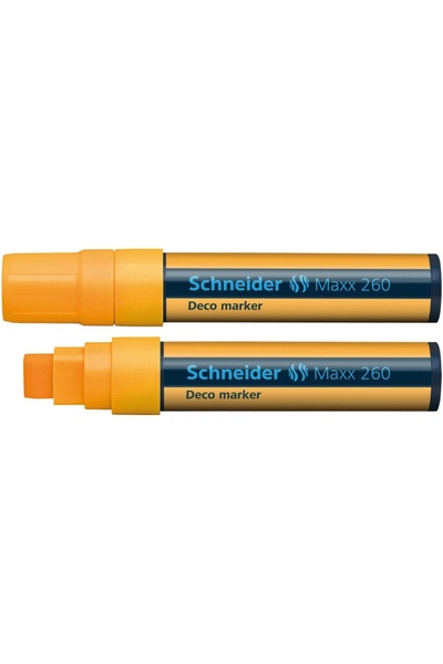 SCHNEIDER Marker cu cretă lichidă 5-15 mm Deco 260 portocaliu