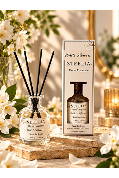 White Flowers Bambu Çubuklu Oda Kokusu 120 ml Uzun Süre Kalıcı Reed Diffuser
