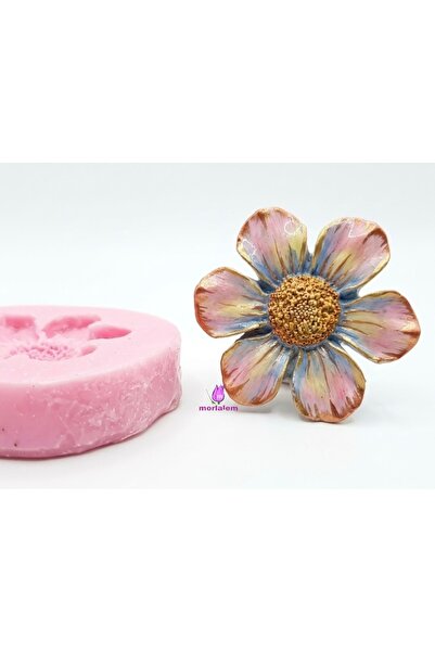 morlalem m 5 Cm Flower Silicone Mold K-640, Scented Stone Soap Plaster Candle...