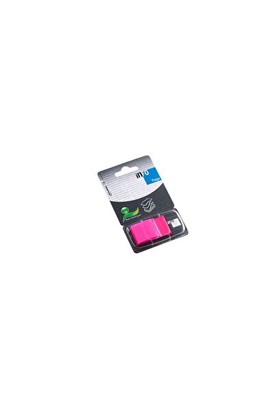 global notes Plastic Adhesive Index 25*43mm 50 Sheets Pink Info Notes