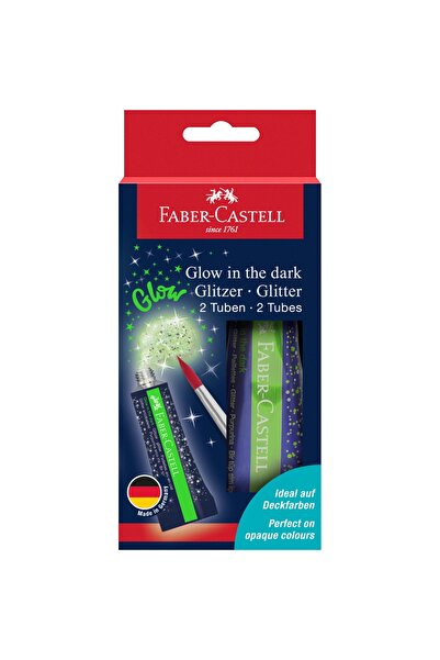 Faber Castell GLITTER GLOW IN THE DARK SET 2X12 ML FABER-CASTELL